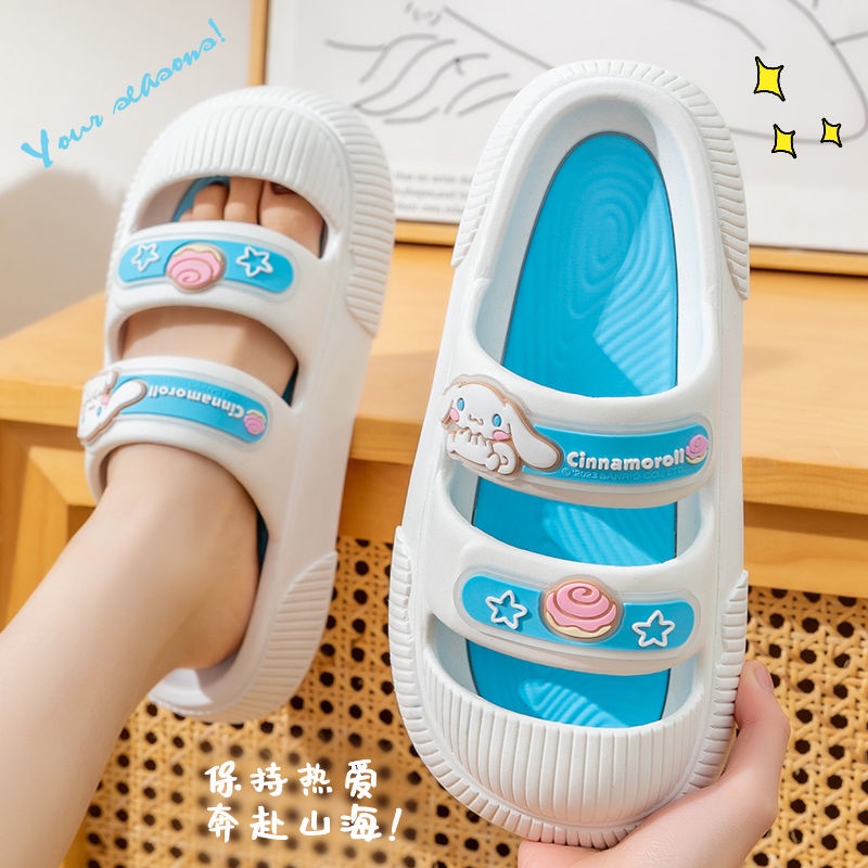 Dép Đi Trong Nhà Đế Mềm Họa Tiết Hoạt Hình Dễ Thương Cho Nữ