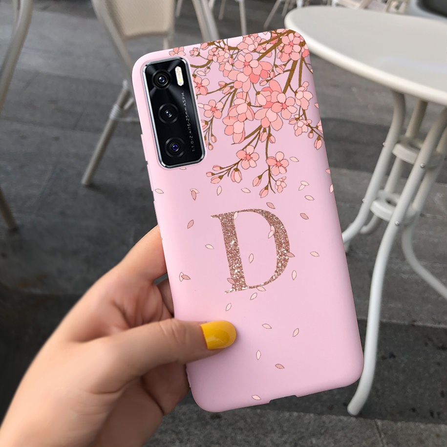 Ốp Điện Thoại In Chữ Và Vương Miện Dễ Thương Cho Vivo V20 SE Casing V2022 V2023 VivoV20 SE V20SE 6.44 inch