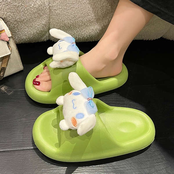 Dễ thương hoạt hình thời trang dép nữ giản dị