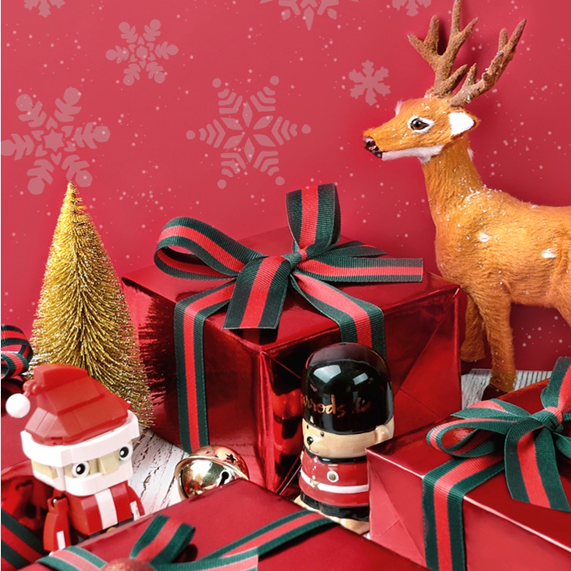 Cuộn Dây Ruy Băng 9Mtres / Cuộn Tự Làm Trang Trí Cây Thông Noel