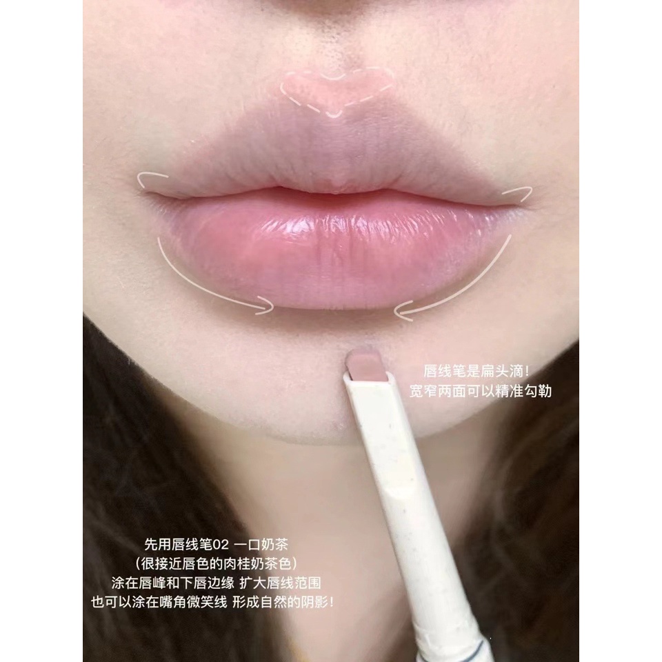 Son Môi Kiêm Chì Kẻ Viền Môi Trang Điểm Nội Thất Cappuvini