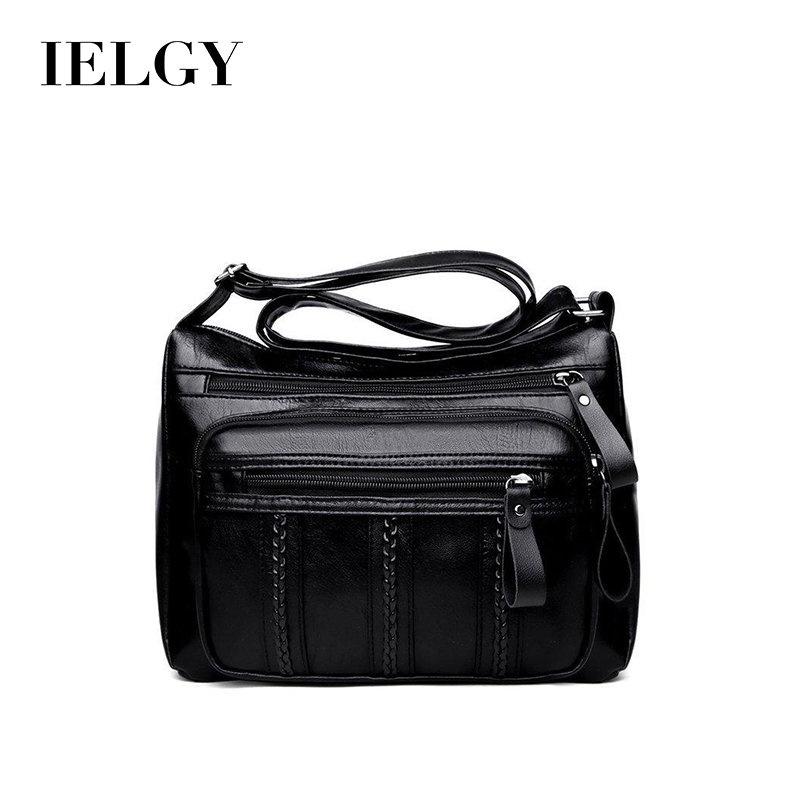 Túi đeo vai IELGY bằng da mềm thời trang cho nữ
