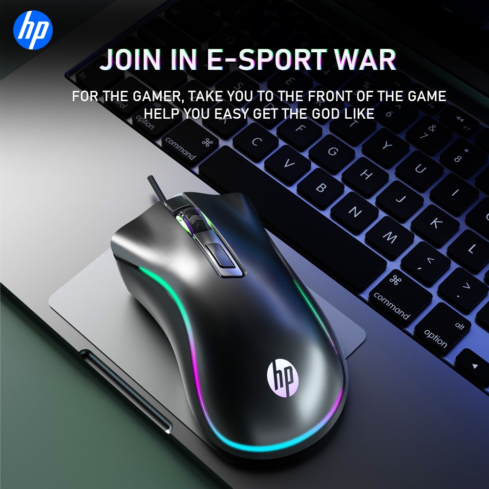 Chuột Gaming HP G100 Quang HọC Có Dây, 1600DPI NhiềU MàU