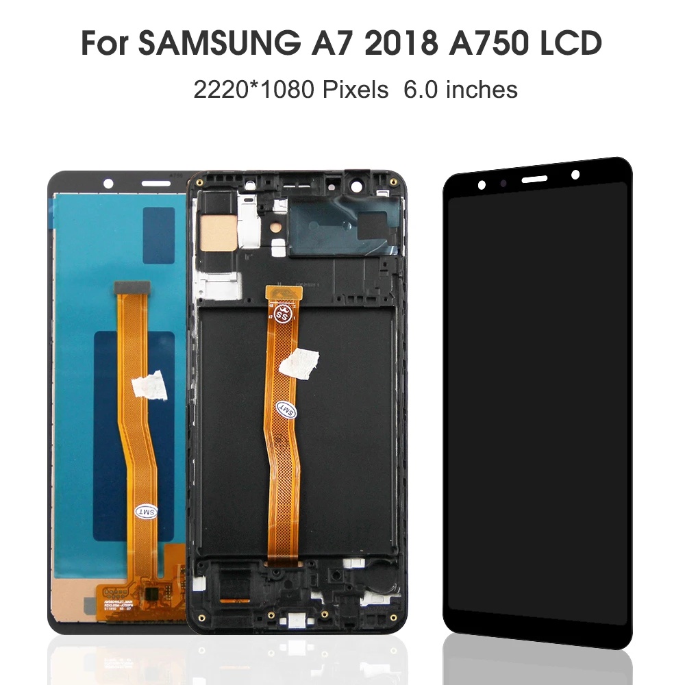 Màn Hình LCD Cho Samsung A7 2018 A750 A750F A750FN/DS Màn Hình Hiển Thị Hình Cảm Ứng Thay Thế + Tặng Kèm Pin