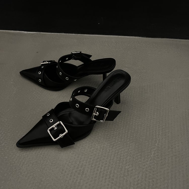 Giày Sandal Cao Gót Mũi Nhọn Thời Trang Dành Cho Nữ