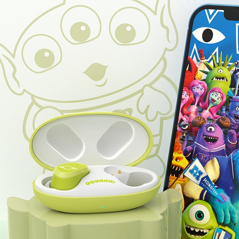 Tai Nghe Không Dây Bluetooth 5.3 Chống Ồn Chất Lượng Cao Hình Người Ngoài Hành Tinh Disney Toy Story