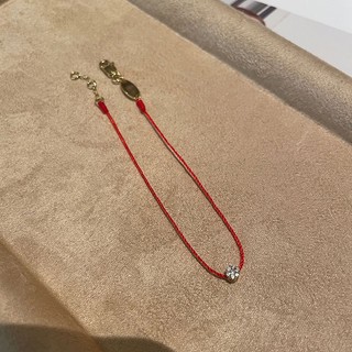 Lucky Charm Diamond Red String Redline Bracelet