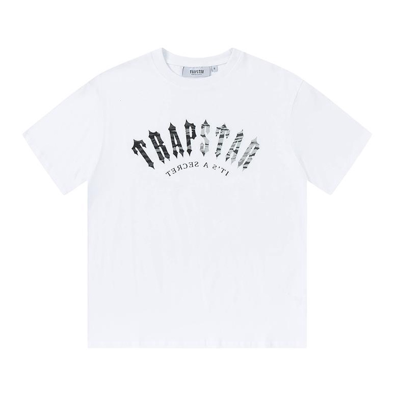 Mới Áo Thun Unisex Ngắn Tay In Họa Tiết Trapstar Ngụy Trang