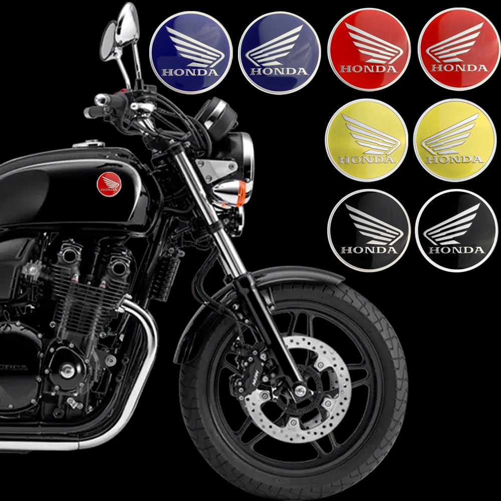 Set 2 Logo Acrylic 3D Trang Trí Bình Xăng Xe Honda CBR600RR 1000RR Click 125i 150i 160i XRM125 XRM125 DSX XRM125