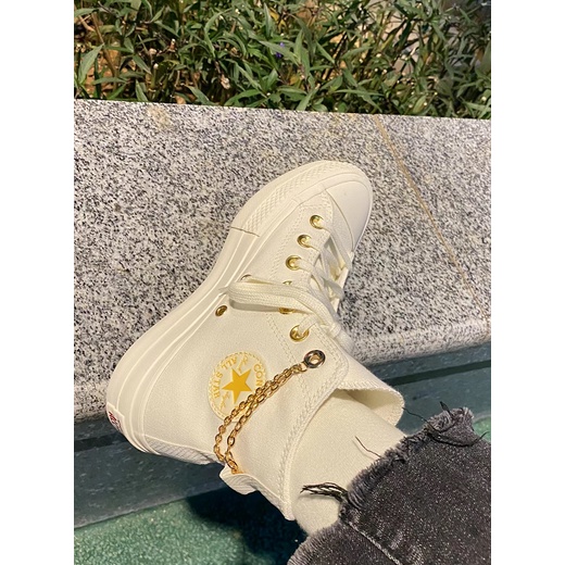 Giày Thể Thao Converse 2023 Vải canvas Cài Khóa Thêu Hình Trái Tim Dễ Thương Cho Nam Và Nữ B94