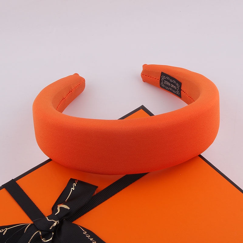 Băng Đô Cài Tóc Bản Rộng Màu Trơn Thời Trang Cho Nữ