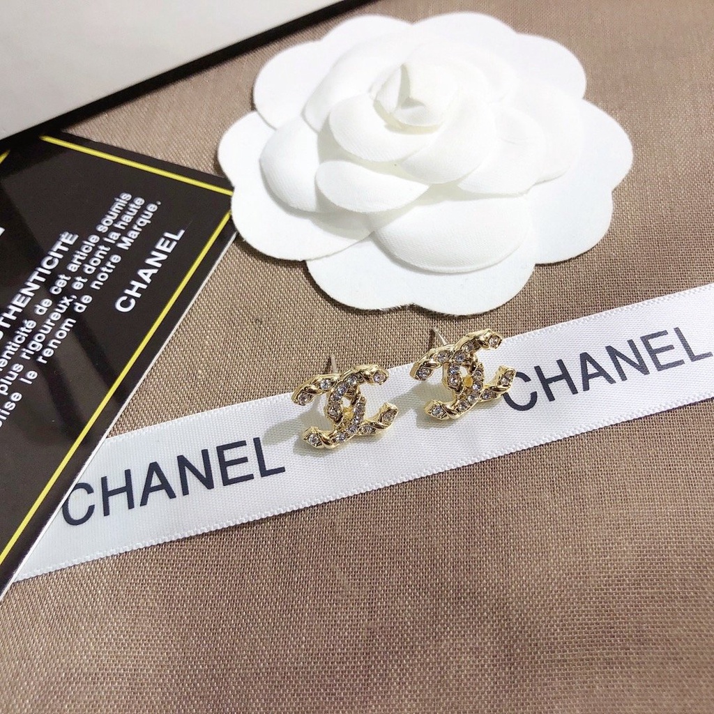 Bông Tai Bằng Thép Titan Hình Chữ Thời Trang Cho Nữ