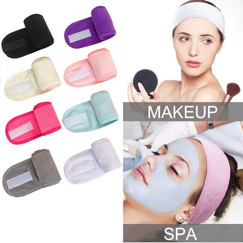 Băng Đô Cài Tóc Dày Co Giãn Có Thể Điều Chỉnh Trang Điểm Cho Nữ