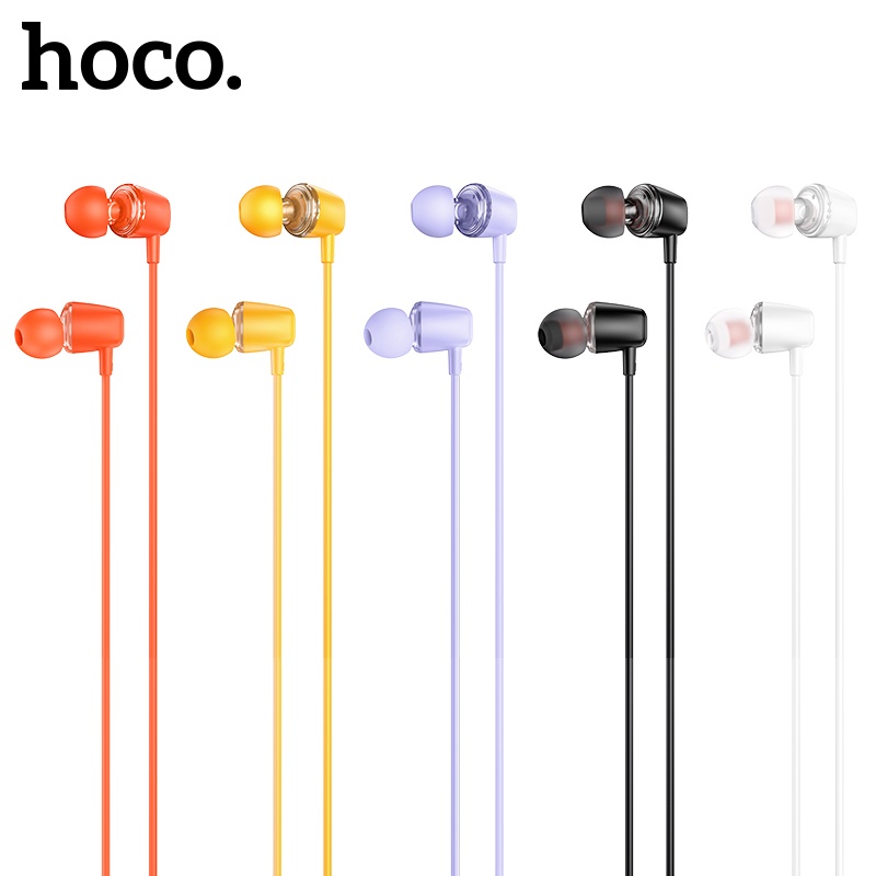 Tai nghe nhét tai HOCO. M107 có dây 3.5mm / Mic điều chỉnh âm lượng thích hợp cho Xiaomi MP3/MP4 iPhone 6/6plus 2023