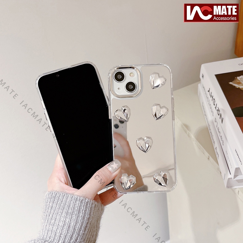 Ốp Điện Thoại Gương Trang Điểm Cho iphone 15promax 15 pro 14 promax 14 plus 12 13 pro max 11