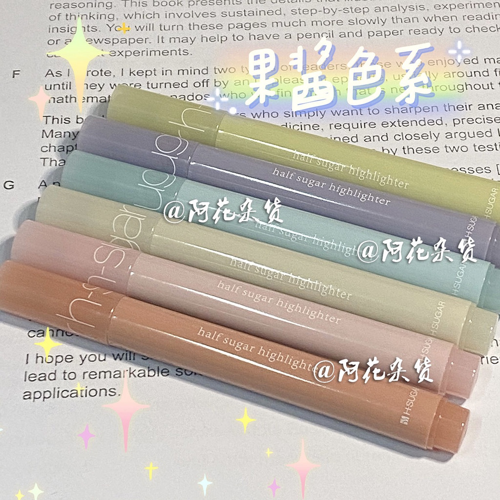 Bút Đánh Dấu Ghi Chú Màu Sắc Tươi Sáng Kích Thước Lớn Tiện Dụng Cho Học Sinh