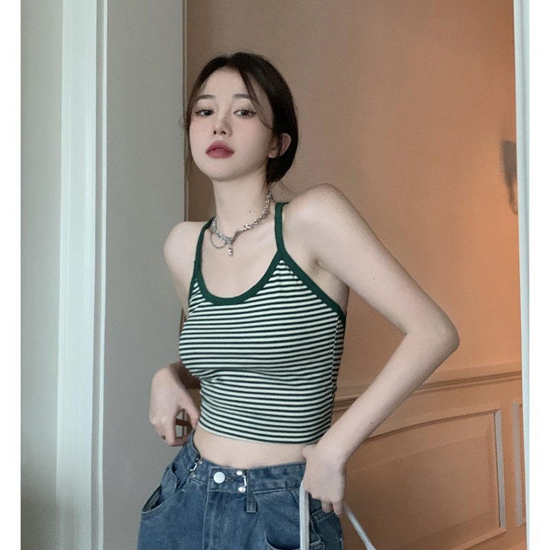 NRVP Áo Tank Top Màu Sắc Đơn Giản Thoải Mái Quyến Rũ Cho Nữ