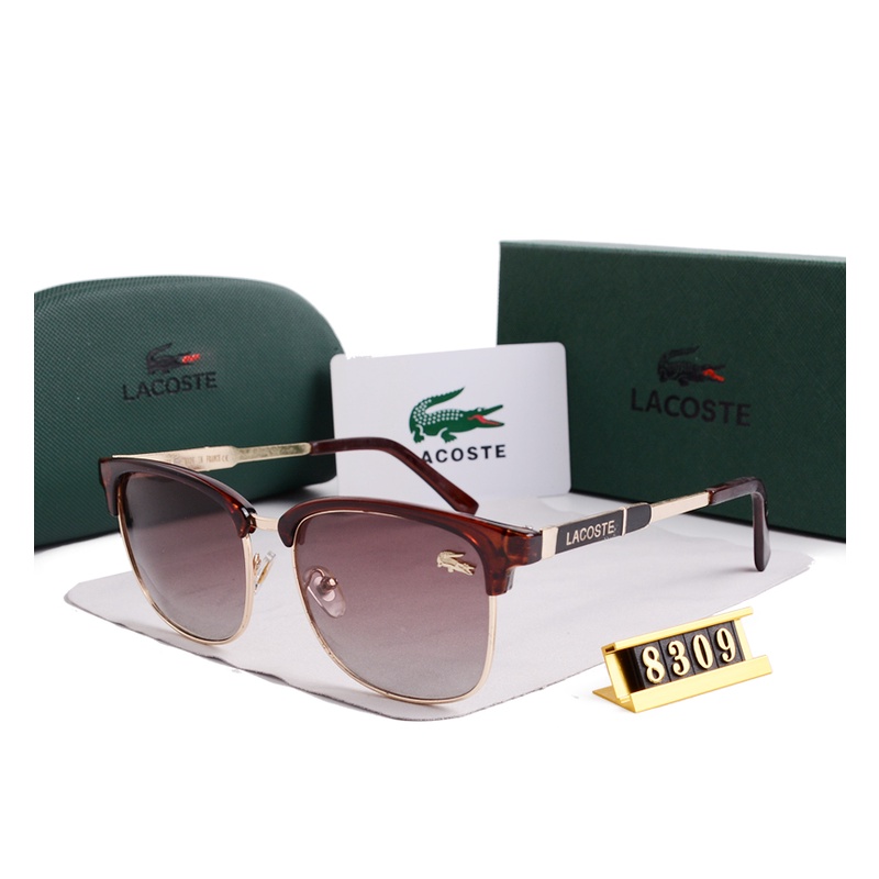 LACOSTE Kính Mát Gọng oval Chống Tia uv400 Thời Trang 2023 Cho Nam
