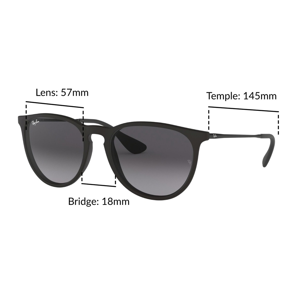 Mắt Kính Ray-Ban Erika - RB4171F 622-8G 57mm - Kính mát