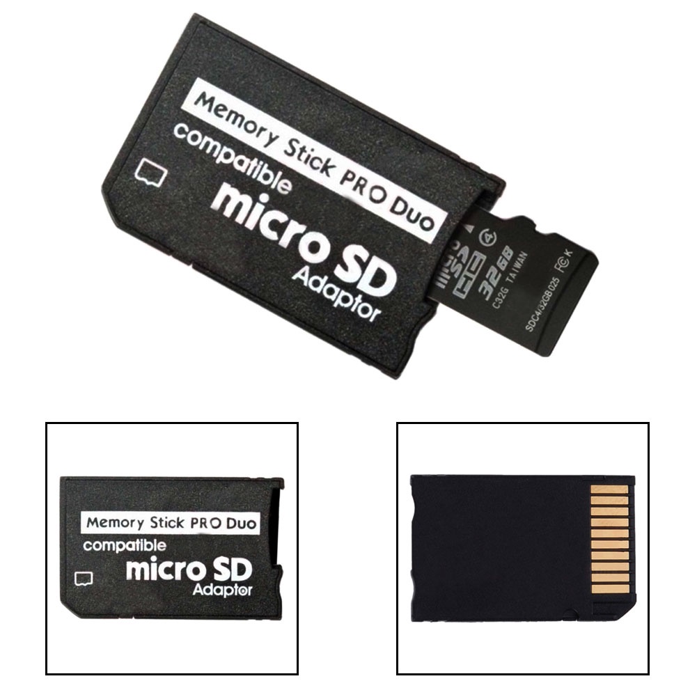 Đầu Đọc Thẻ Nhớ TF Sang Micro SD 8 / 16 / 32G Hỗ Trợ Thẻ Nhớ TF / Micro SD Cho Sony PSP 8 / 148