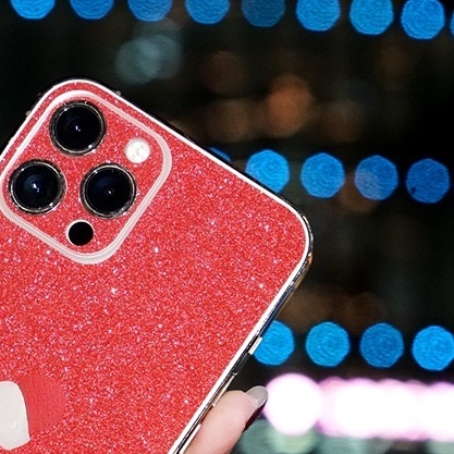 Phim Dán Bảo Vệ Mặt Sau Điện Thoại Lấp Lánh Sang Trọng Cho IPhone 11 12 Pro Max