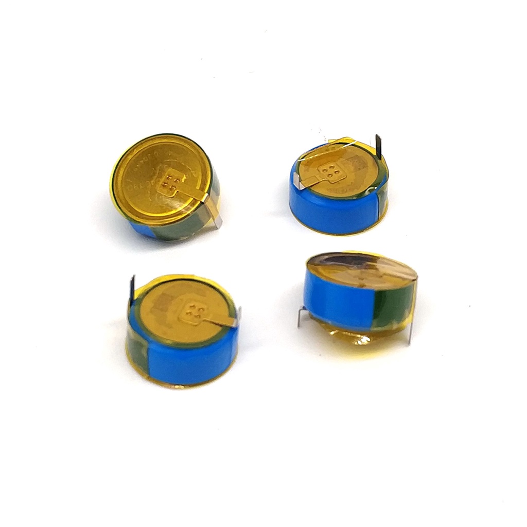Set 2 Tai Nghe Bluetooth LIR1254 Pin 55mah Kèm Pin Và Nút Hàn 3.7V Miễn Phí Vận Chuyển