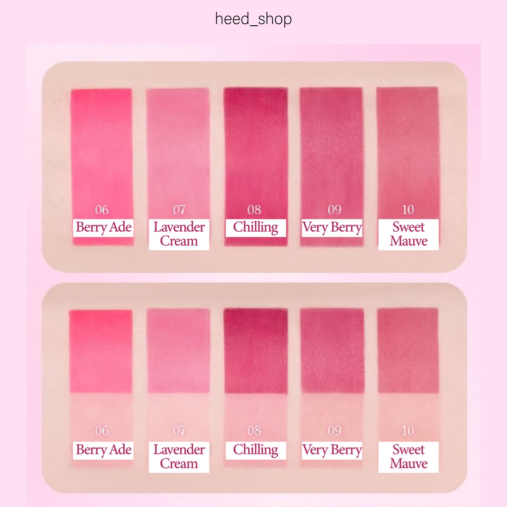 Son tint Juicy Dewy 12 Màu Tùy Chọn Quả Mọng Smoothie / Free Quà Tặng