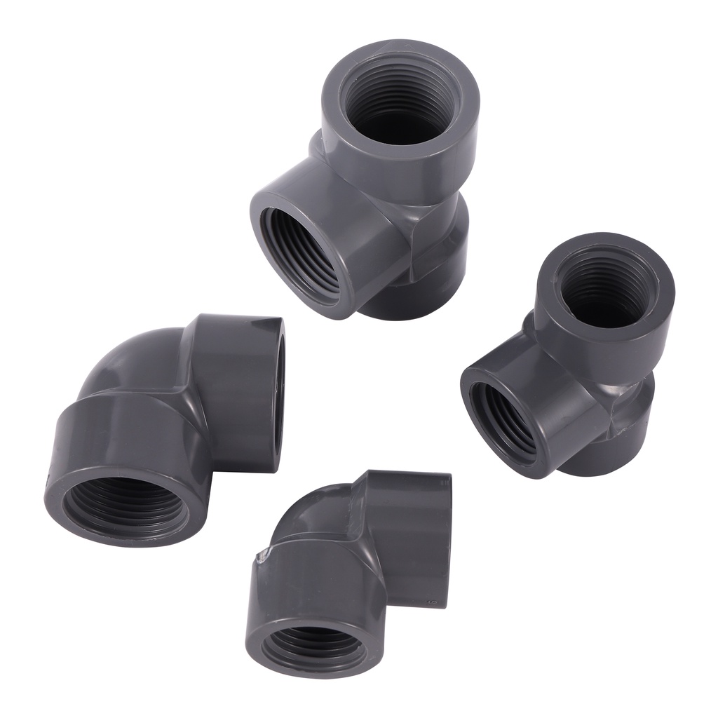 Đầu Nối Ống Nước Bằng Nhựa PVC 1 / 2 "3 / 4" Tiện Dụng