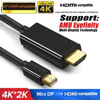 Cáp ChuyểN ĐổI Mạ VàNg 1.8M 4k mini DP Thunderbolt 2 Sang HDMI Cho MacBook mini iMac