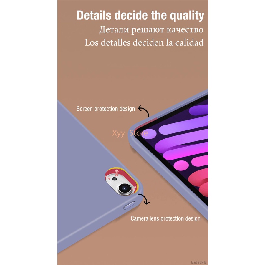 Bao Da Máy Tính Bảng Nắp Lật Cho ipad Mini 6 2021 Air 5 Air 4 10.9 inch 10.2 9.7 9th 8th 7th 6th 5th Air 1 2 Ốp