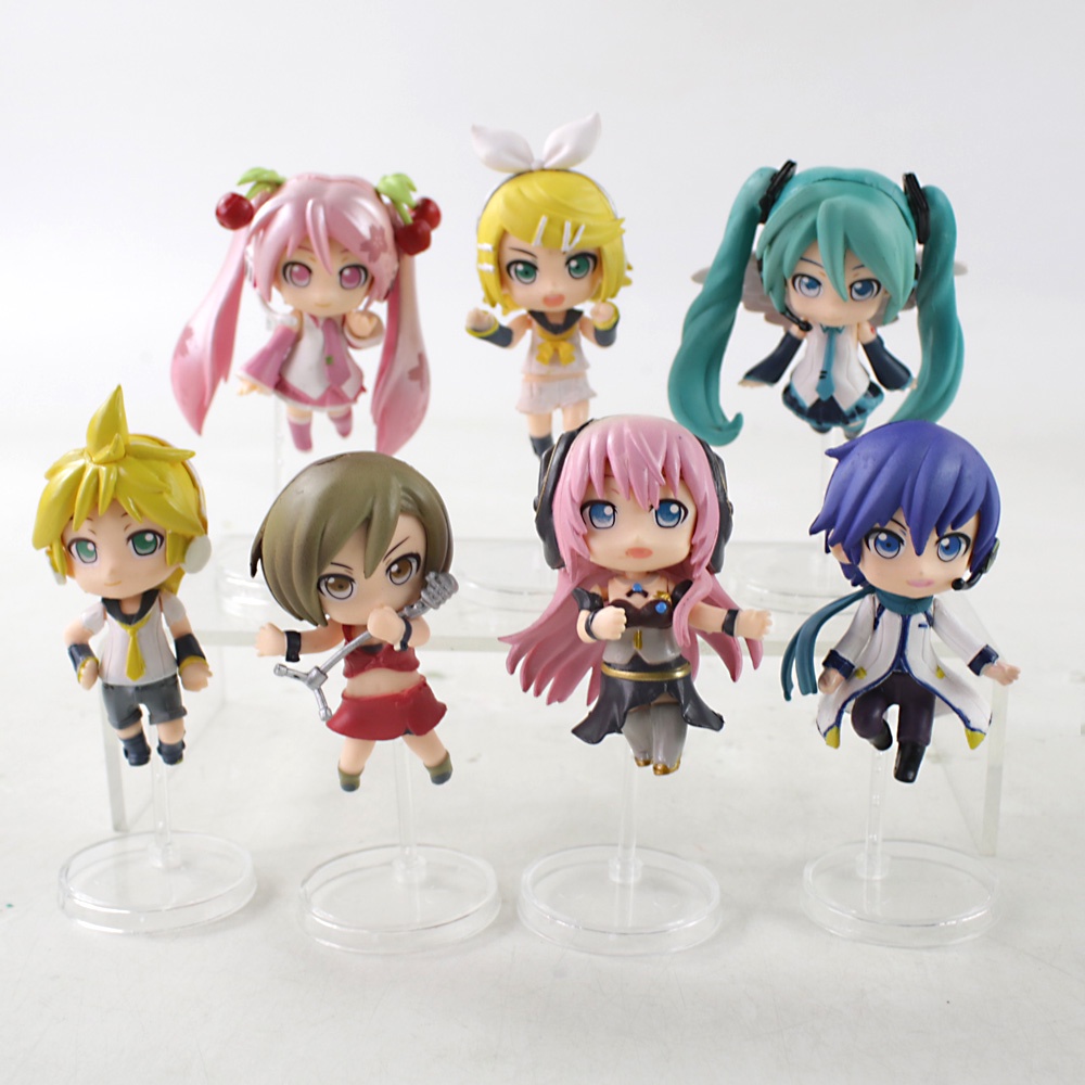 Set 7 Đồ trang trí Búp Bê Ca Sĩ Ảo Hatsune Miku Dễ Thương