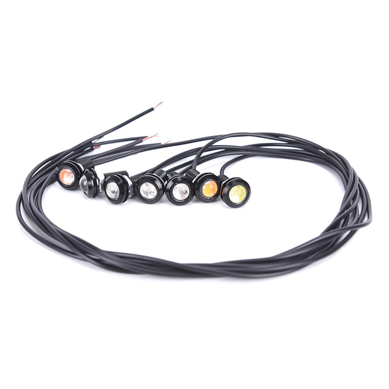 Đèn Led Mắt Đại Bàng Phá Sương Mù Ban Ngày Cho Xe Hơi 9W 12V 18Mm