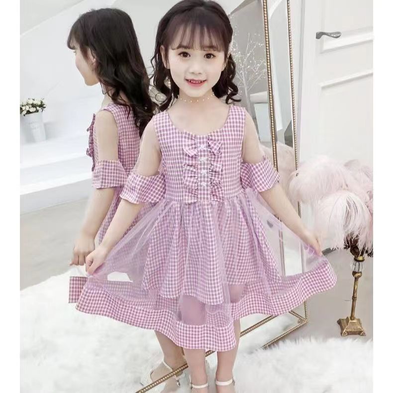 Đầm Công Chúa Thời Trang Mùa Hè 2022 Cho Bé Gái Từ 3-4 - 5-6 - 7-8 - 9-10 - 11-12 Tuổi