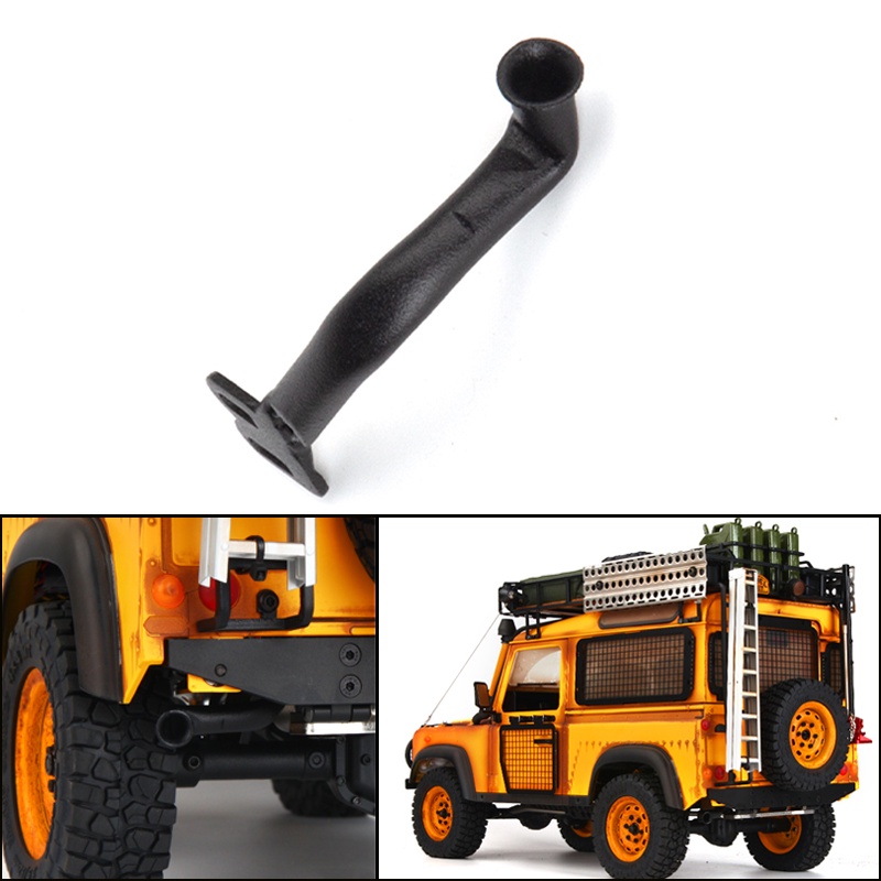 Ống Xả Khí Thải Bằng Kim Loại Cho Xe Hơi Điều Khiển Từ Xa Traxxas TRX4 Defender RC4WD D90 1 / 10