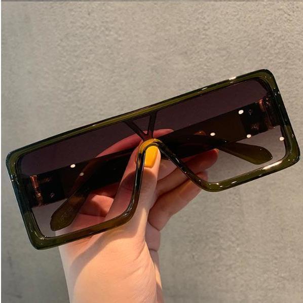 Kính Mát Gọng Dày Rộng Phong Cách punk rock Hàn Quốc Cá Tính Thời Trang Cho Nam