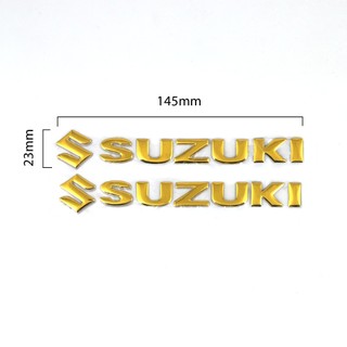 Miếng Dán Logo suzuki 3D Trang Trí Xe Mô Tô