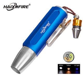  Đèn Pin Haixnfire SV350 365nm Ánh Sáng Trắng   Tím Có Cổng Sạc USB 