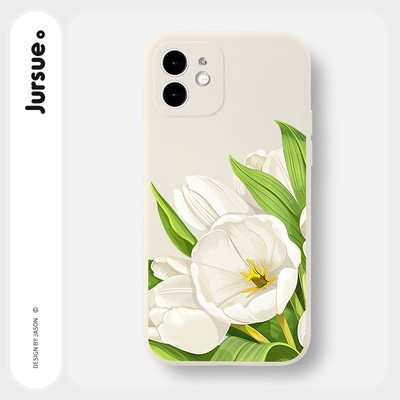 Ốp lưng JURSUE mềm thường chống sốc hình độc lạ Cho iPhone 17 16 15 14 13 12 11 Pro Max SE 2020 X XR XS ip 8 7 Plus Y3155