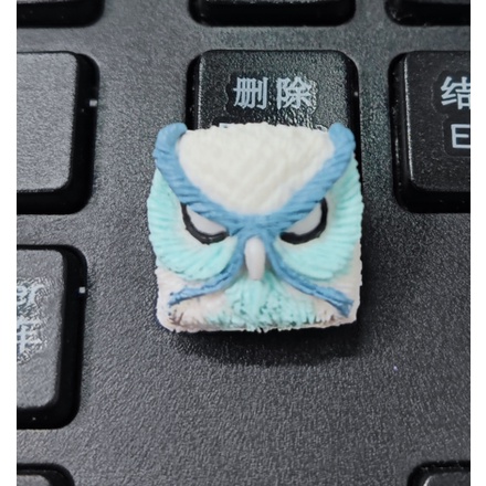 Artisan Nắp Phím Cơ Bằng Nhựa Resin Thủ Công Hình Cú Mèo Xinh Xắn