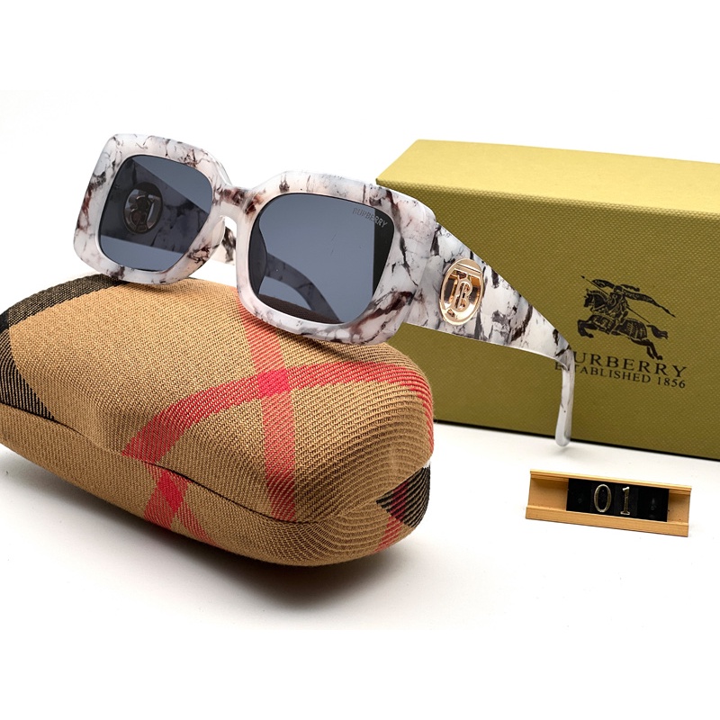 Kính Râm Burberry Thiết Kế Gọng Vuông Cao Cấp Thời Trang 2023 01