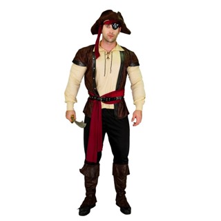 Trang Phục Hóa Trang Cướp Biển Jack Sparrow Nhân Dịp Halloween Sang Trọng Cho Nam