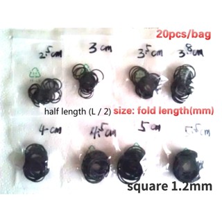 20 chiếc đai ổ đĩa cho máy nghe nhạc DVD CD vuông 1,2mm