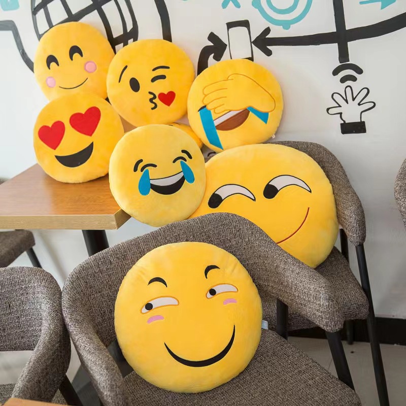 Gối Ôm Nhồi Bông Giữ Ấm Tay Biểu Tượng Cảm Xúc QQ