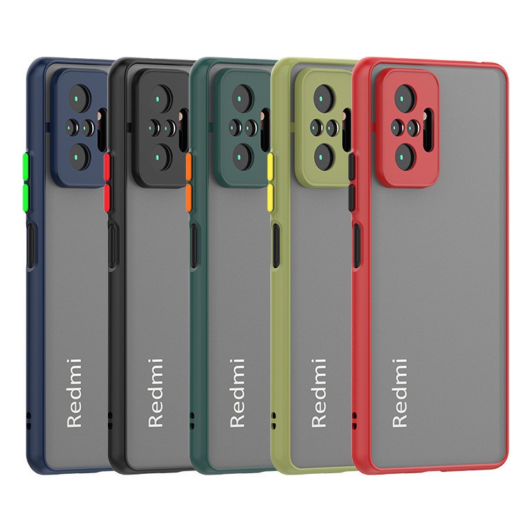 Ốp Điện Thoại Mặt Nhám Bảo Vệ Camera Cho Redmi A1 10 9T Note 11 10 5G 11s 10s Pro K40 K30 Pro 4G 5G 2022
