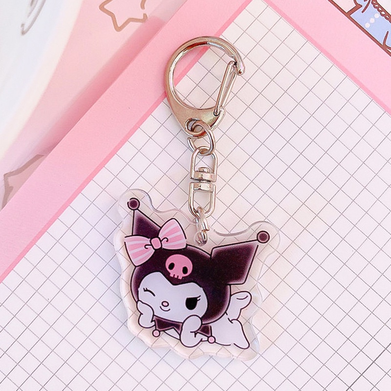 Móc Khóa khóa Hình Thỏ Sanrio Kuromi Cinnamoroll Dễ Thương