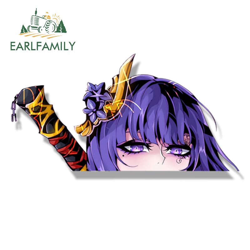 Miếng Dán Hình Xăm Hoạt Hình Anime Genshin Va Chạm Fanart Peek Cho Xe Hơi