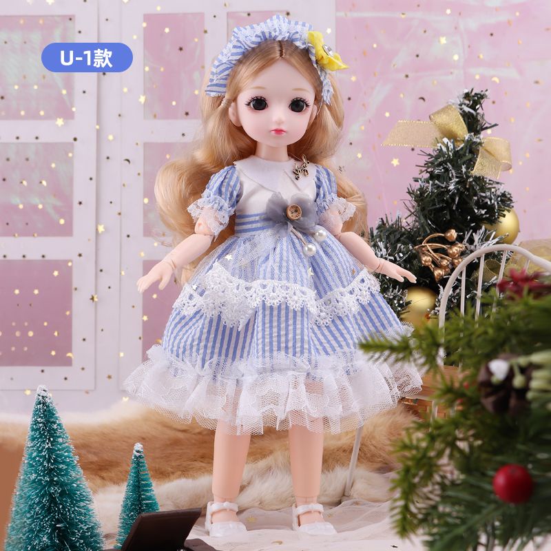 Búp Bê Công Chúa BJD Mặc Váy Ngắn 30cm Dễ Thương Phong Cách Preppy Mới Làm Quà Tặng Sinh Nhật Cho Bé Gái