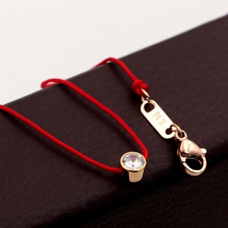Lucky Charm Diamond Red String Redline Bracelet