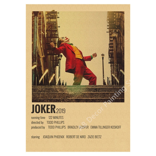 Poster Giấy kraft Treo Tường In Hình Phim Truyền Hình Cổ Điển Trang Trí Nhà Cửa / Quán Cà Phê / bar