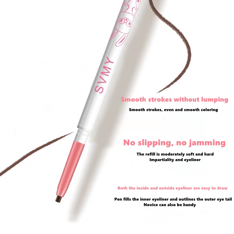 Bút Kẻ Mắt / Lông Mày SVMY Dạng Gel Siêu Mỏng Mềm Mịn Lâu Trôi Không Thấm Nước Sắc Tố Cao